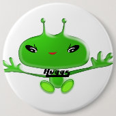 Aliens Huggs Ronde Button 6,0 Cm (Voorkant)