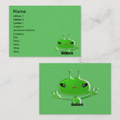 Aliens Huggs Visitekaartje (Voorkant / Achterkant)