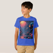 Aliens in de tuin t-shirt (Voorkant volledig)