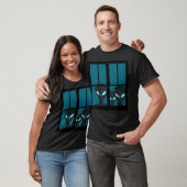 Aliens in het raam t-shirt (Unisex)