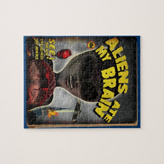Aliens in mijn brein Pulp Hoesje Style Puzzle Legpuzzel (Horizontaal)