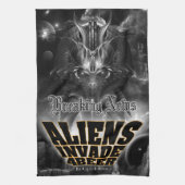 Aliens Invade 4 Beer Galaxy Attack Theedoek (Verticaal)