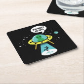 Aliens Kartonnen Onderzetters (Schuin)