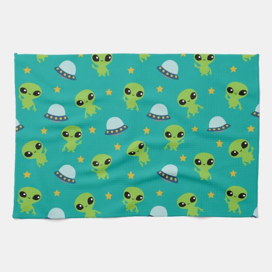 Aliens Kitchen Towel Theedoek (Horizontaal)