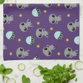 Aliens Kitchen Towel Theedoek (Gevouwen)