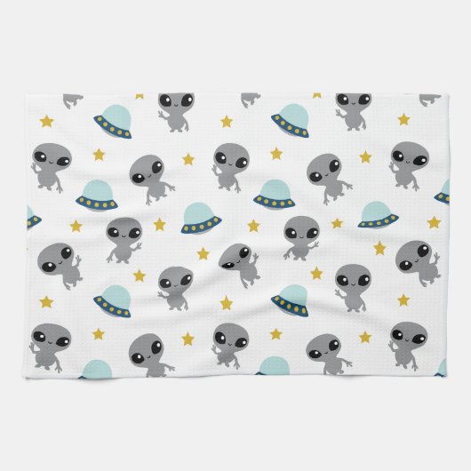 Aliens Kitchen Towel Theedoek (Horizontaal)