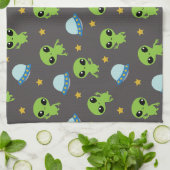 Aliens Kitchen Towel Theedoek (Gevouwen)