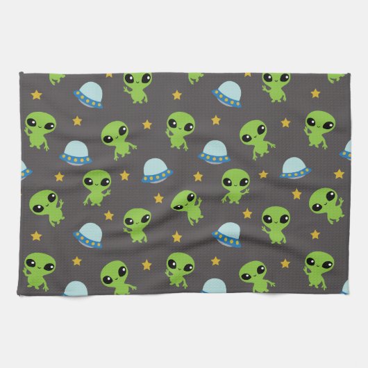 Aliens Kitchen Towel Theedoek (Horizontaal)