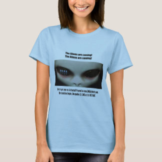 Aliens komen eraan t-shirt