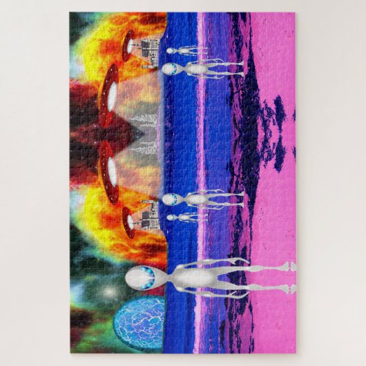 Aliens Legpuzzel (Verticaal)