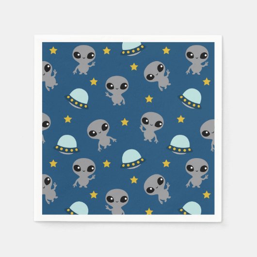 Aliens Napkins Servet (Voorkant)