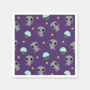 Aliens Napkins Servet