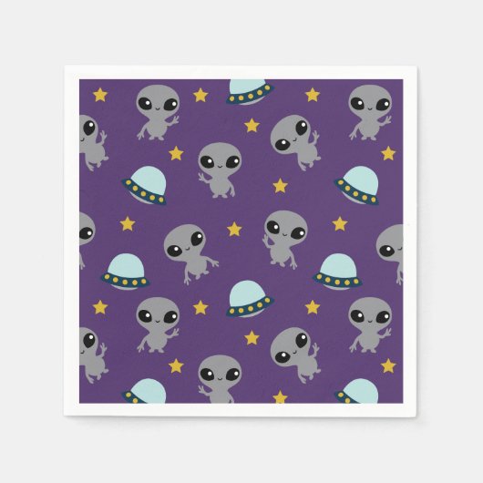 Aliens Napkins Servet (Voorkant)