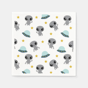 Aliens Napkins Servet