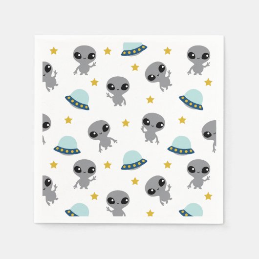 Aliens Napkins Servet (Voorkant)