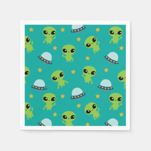 Aliens Napkins Servet