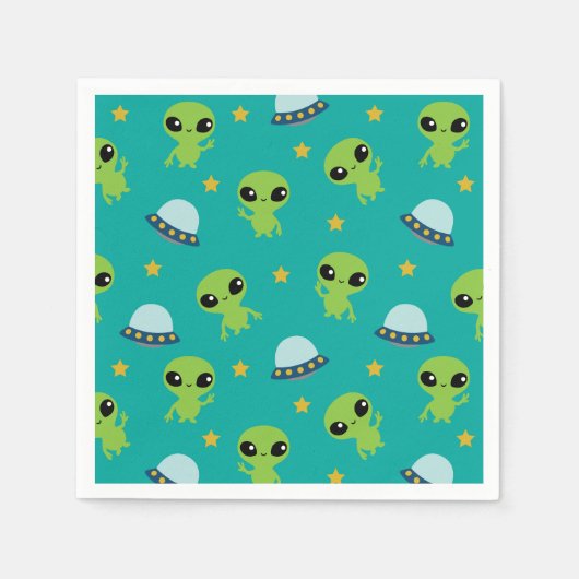 Aliens Napkins Servet (Voorkant)