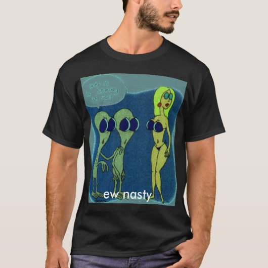 aliens , nieuwe onaangename t-shirt (Voorkant)
