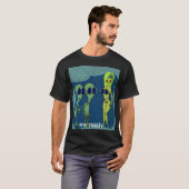 aliens , nieuwe onaangename t-shirt (Voorkant volledig)