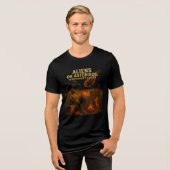 Aliens of asteroïden - wat het snelst is Tri-Blend shirt (Voorkant volledig)