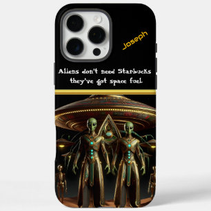 Aliens onderzoeken geheimen van Area 51 iPhone 16 Pro Max Hoesje