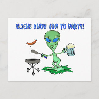 Aliens-partij Briefkaart