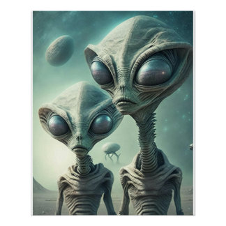 Aliens! Perfect Poster