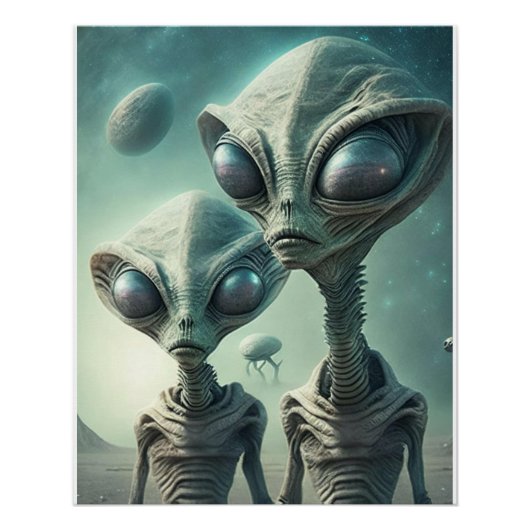 Aliens! Perfect Poster (Voorkant)