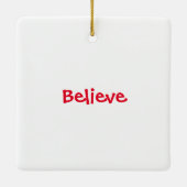 Aliens rock voor Kerstmis #3 Keramisch Ornament (Achterkant)