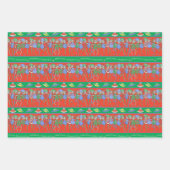 Aliens rock voor Kerstmis Inpakpapier Vel (Voorkant)