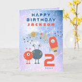 Aliens ruimtevaartsleeftijd 2 jaar Lila ruimte Kaart (Gele Bloem)