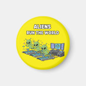 Aliens Run the World Magneet (Voorkant)