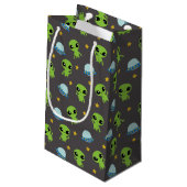 Aliens Small Gift Bag Klein Cadeauzakje (Achterkant Gekanteld)
