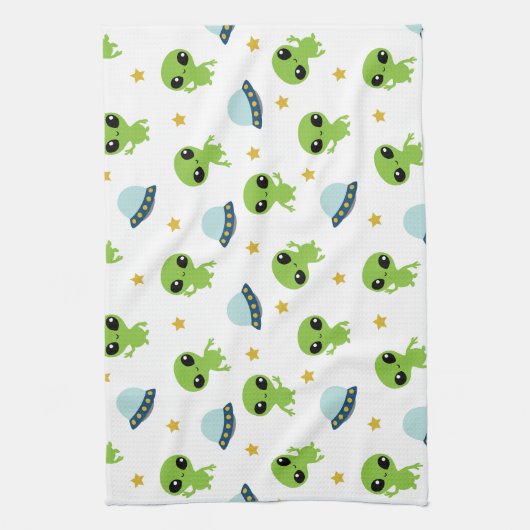 Aliens Theedoek (Verticaal)