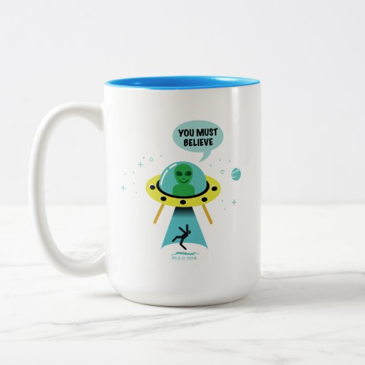 Aliens Tweekleurige Koffiemok (Links)
