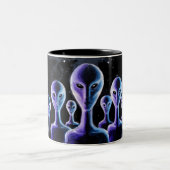 Aliens Tweekleurige Koffiemok (Center)