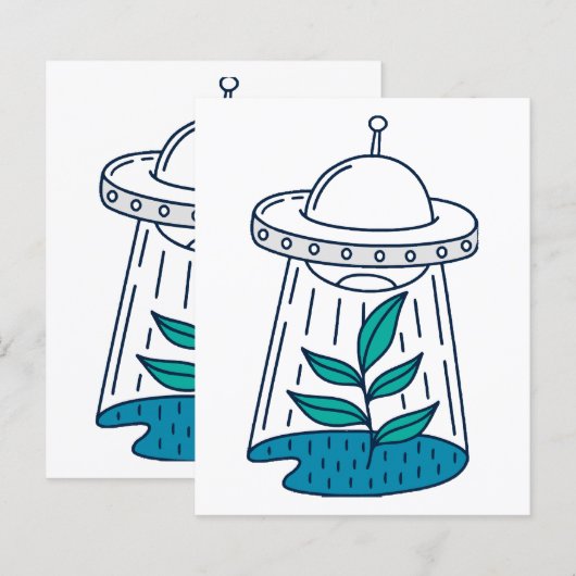 Aliens UFO (Voorkant / Achterkant)