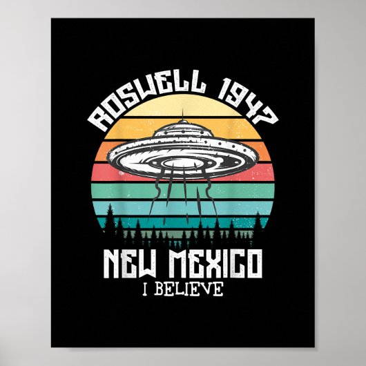 Aliens UFO Area 51 Roswell Nieuw Poster (Voorkant)