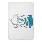 Aliens UFO Badmat (Voorkant Verticaal)