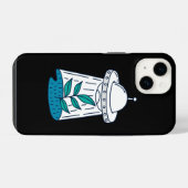 Aliens UFO iPhone Hoesje (Achterkant horizontaal)