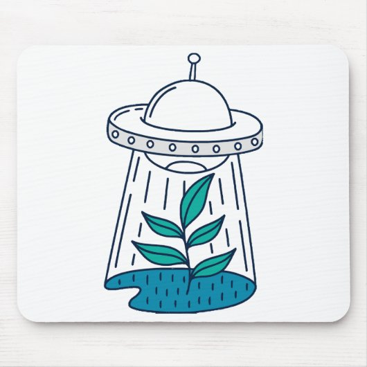 Aliens UFO Muismat (Voorkant)