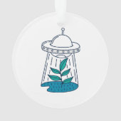 Aliens UFO Ornament (achterkant)