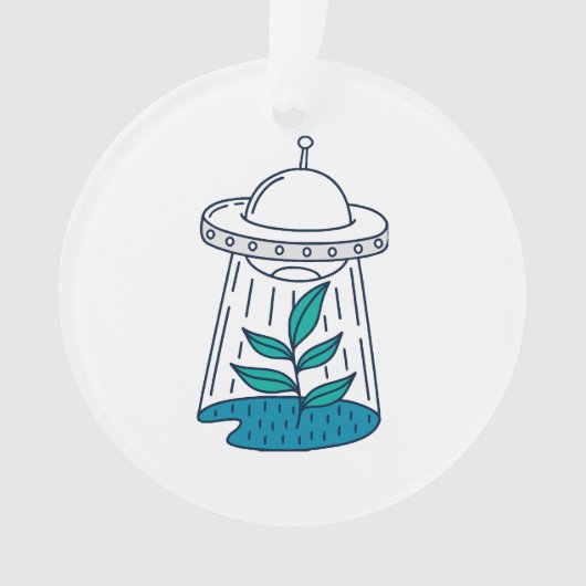 Aliens UFO Ornament (voorkant)
