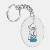 Aliens UFO Sleutelhanger (Voorkant Links)