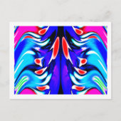 Aliens vergaderkunst briefkaart (Voorkant)