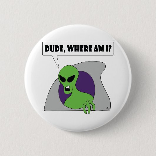 ALIENS verloren Ronde Button 5,7 Cm (Voorkant)