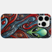Aliens verzonken in kosmische energie Case-Mate iPhone case (Achterkant (horizontaal))