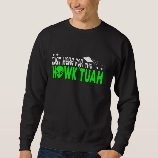 Aliens voor de Hawk Tuah Trui (Voorkant)