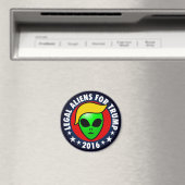 Aliens voor Donald Trump President in 2016 Magneet (Insitu (Vaatwasser))