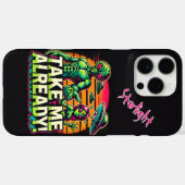 Aliens wachten op Cosmic Design! Case-Mate iPhone Case (Achterkant (horizontaal))